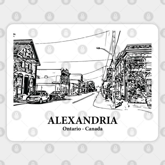 Alexandria - Ontario Magnet by Lakeric